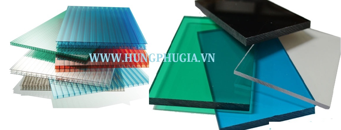 Tấm lợp polycarbonate đặc ruột và rỗng ruột