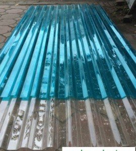 Tôn Lấy Sáng Polycarbonate 9 Sóng Vuông