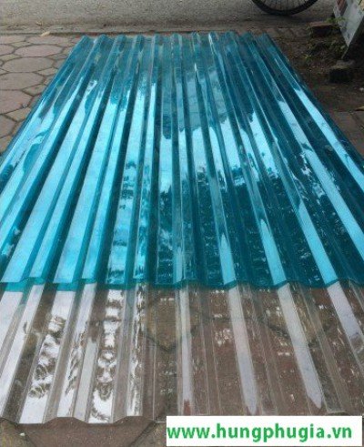 Tôn Lấy Sáng Polycarbonate 9 Sóng Vuông