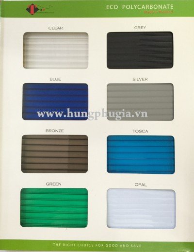 Tấm Lấy Sáng Rỗng Ruột ECOPOLY Thái Lan